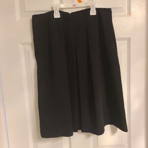 Vince Classic Black A-Line Skirt
